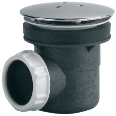 Bonde de douche à capot métal pour receveur Ø 60 mm - VALENTIN - 56600000000